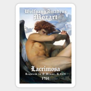 Mozart - Lacrimosa Sticker